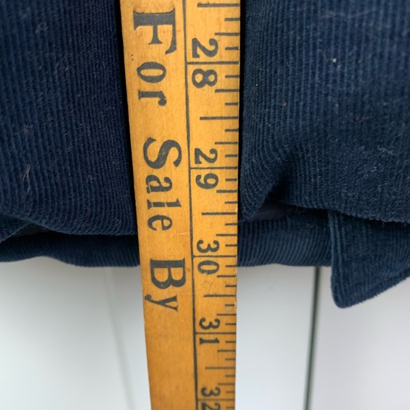 Banana Republic MENS SMALL Corduroy Puffer Coat Jacket Down Navy - Picture 13 of 14